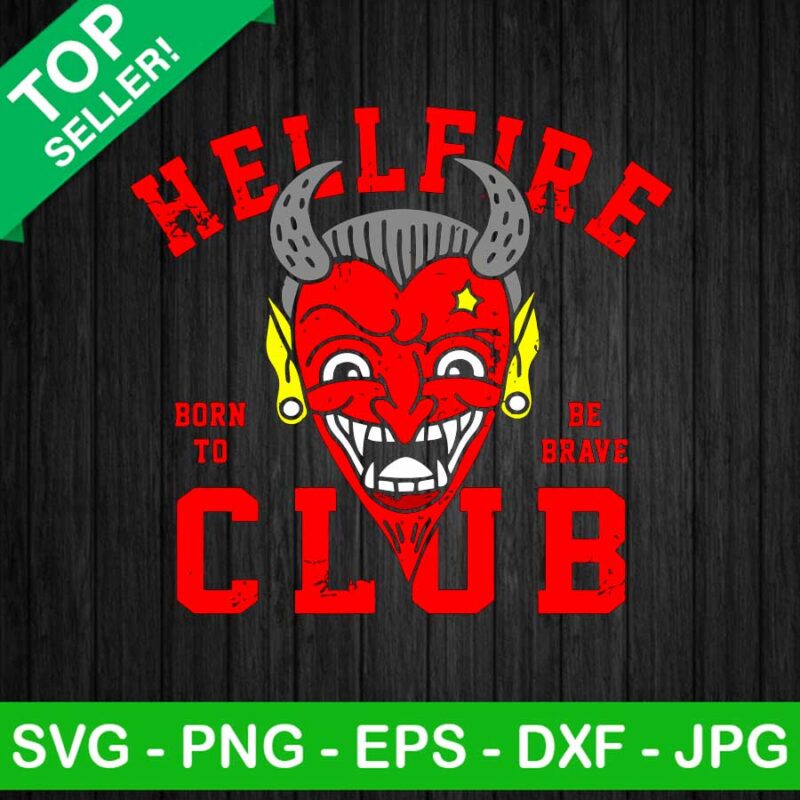 The Hellfire club Stranger things SVG