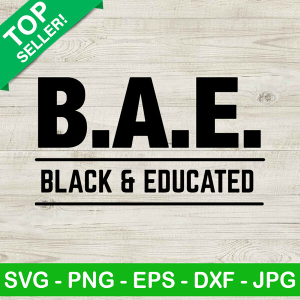 Black And Educated SVG