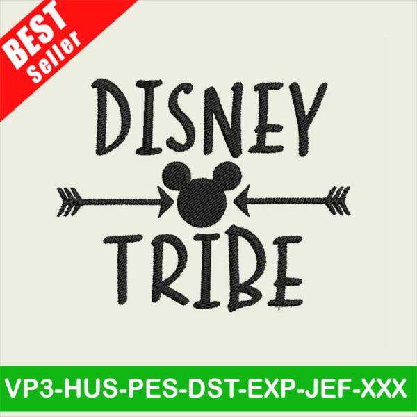 Disney Tribe embroidery designs