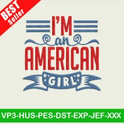 I'm An American Girl SVG