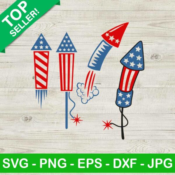 4th Of July Fireworks SVG