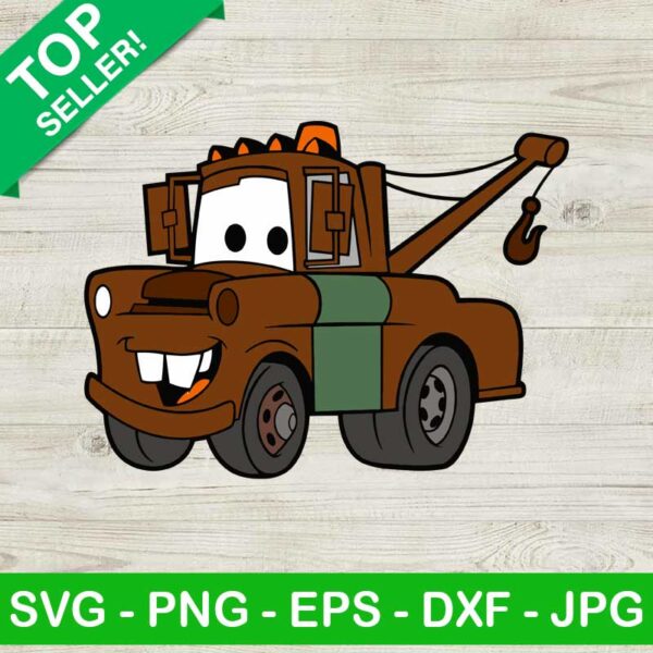 Mater Lightning Mcqueen Cars SVG