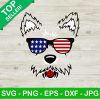4Th Of July Westie Dog Svg