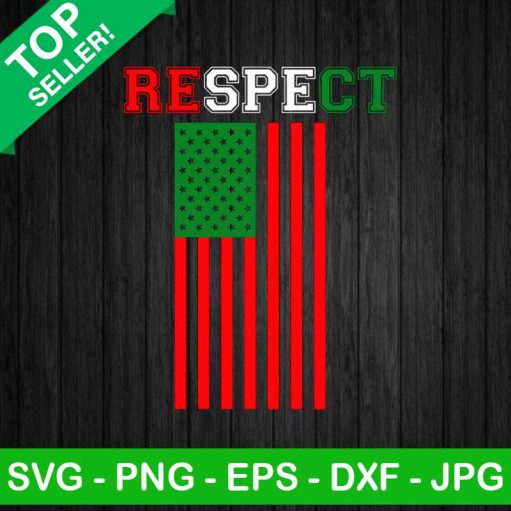 Juneteenth Flag Respect SVG