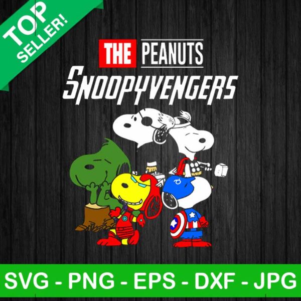 The Peanuts Snoopy Avengers SVG