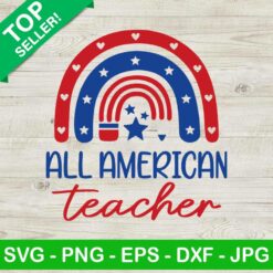 All American Teacher SVG