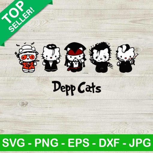 Depp Cats Svg