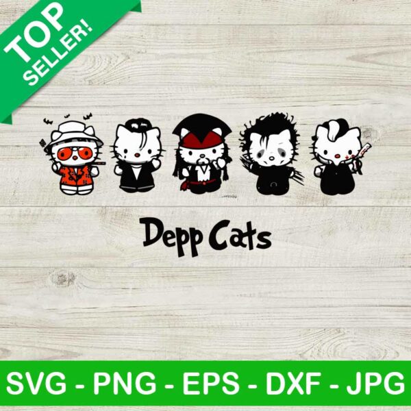 Depp Cats SVG