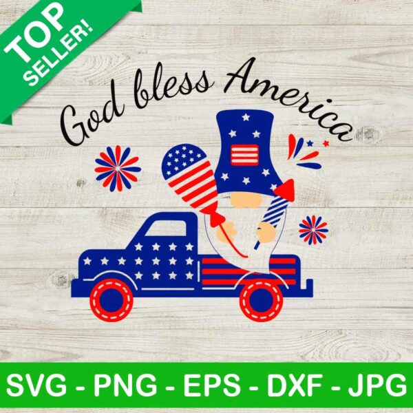 God Bless America SVG