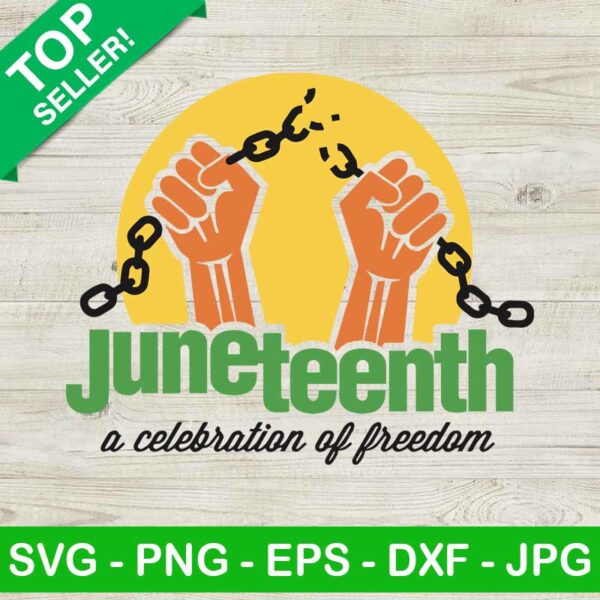 Juneteenth Celebration of Freedom SVG