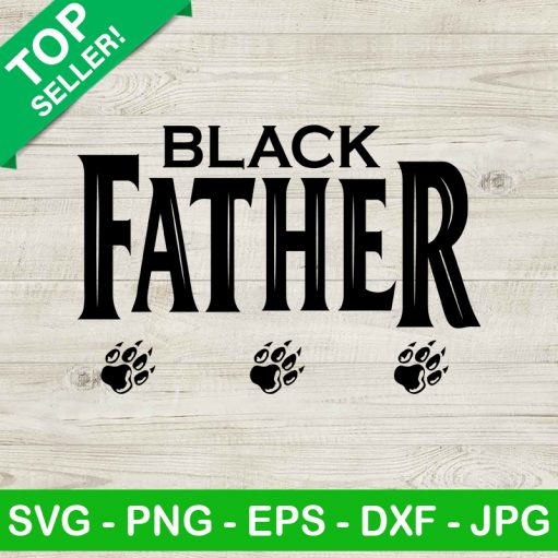 Black Father SVG