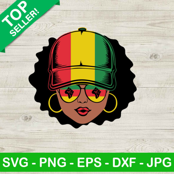 Juneteenth Black Girl SVG