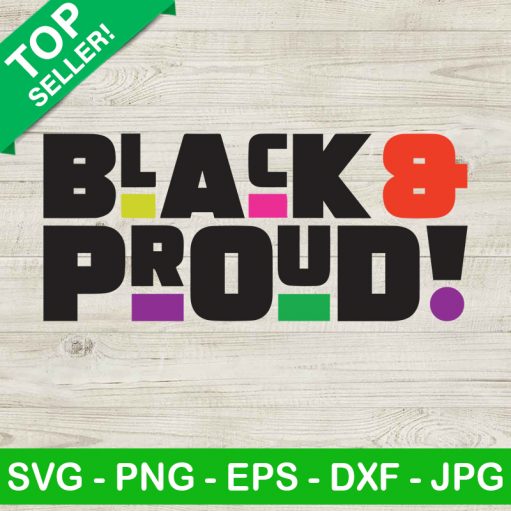 Black And Proud SVG