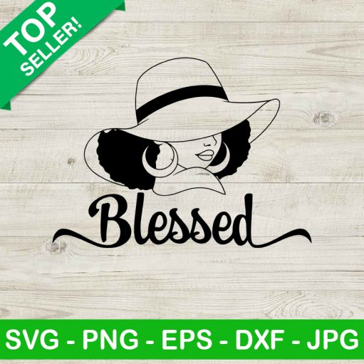 Blessed Black Girl SVG