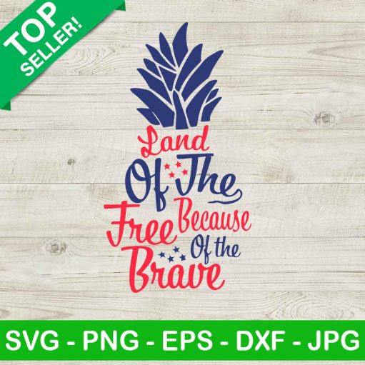 4Th Of July Pineapple Svg