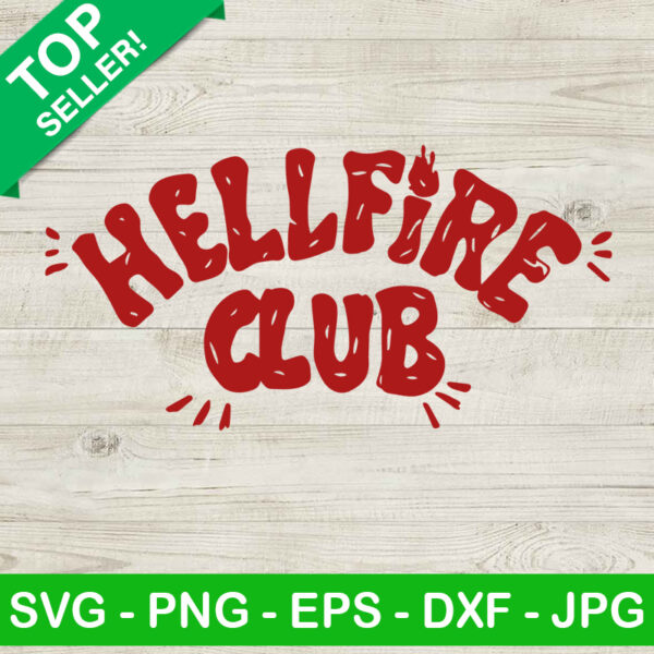 Hellfire club Stranger things SVG