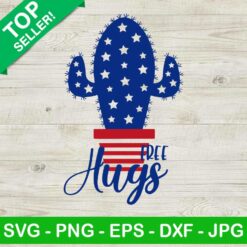 Free Hugs Cactus SVG