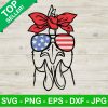 American Flag Sunglasses Rooster Svg