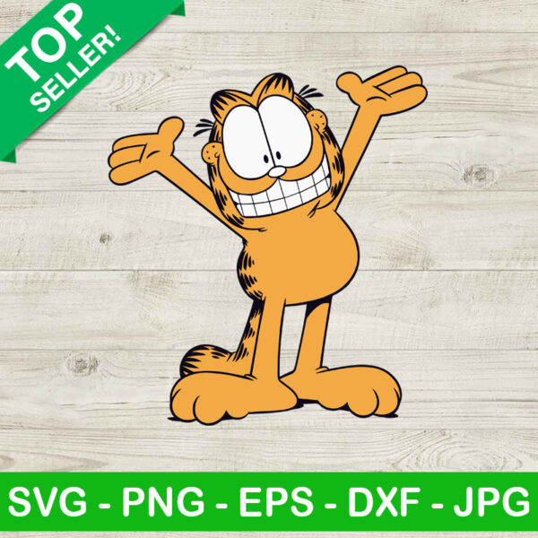 Garfield Cartoon SVG