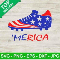 Merica Soccer Shoes SVG