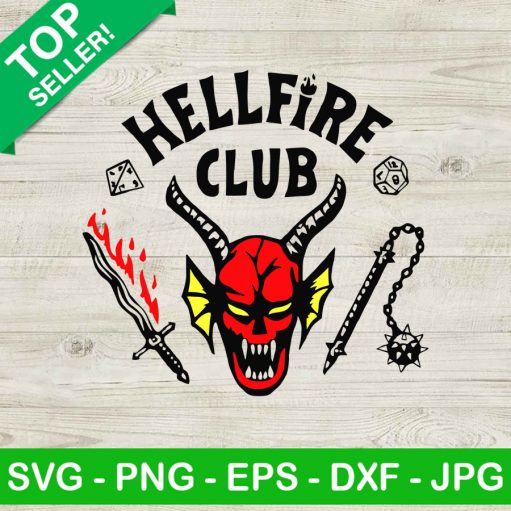 Hellfire club stranger things SVG