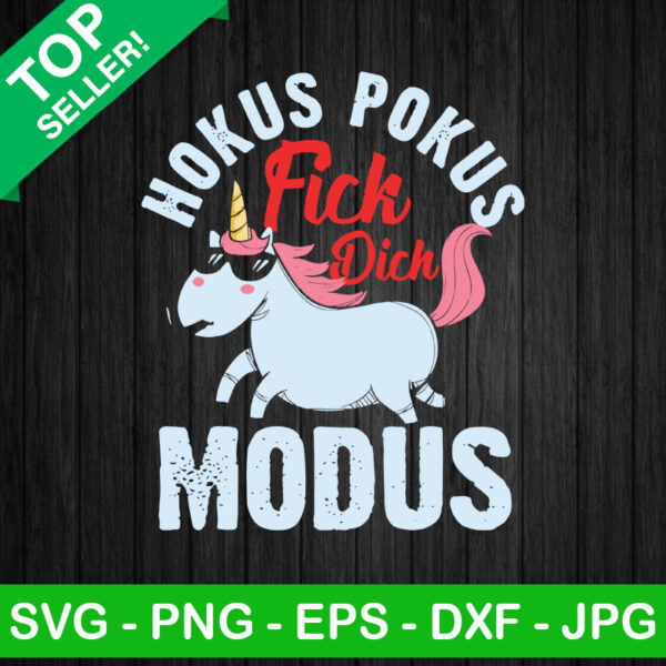 Hokus Pokus Fick Dick Modus SVG, Unicorn SVG, Hokus Pokus SVG