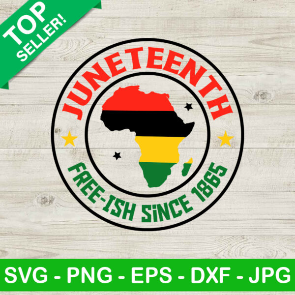 Juneteenth Freeish SVG