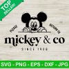 Please Return To Mickey And Co SVG