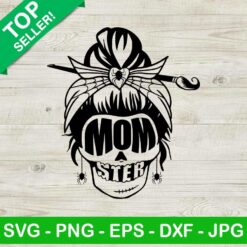 Momster Messy Bun Hair SVG