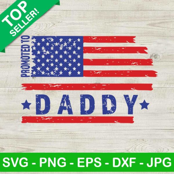 Daddy American Flag SVG