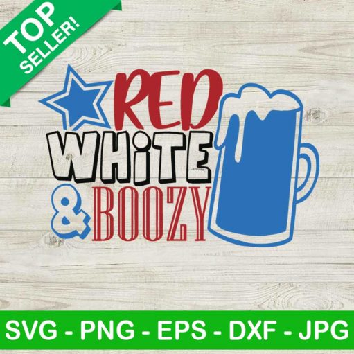 Red White And Boozy SVG