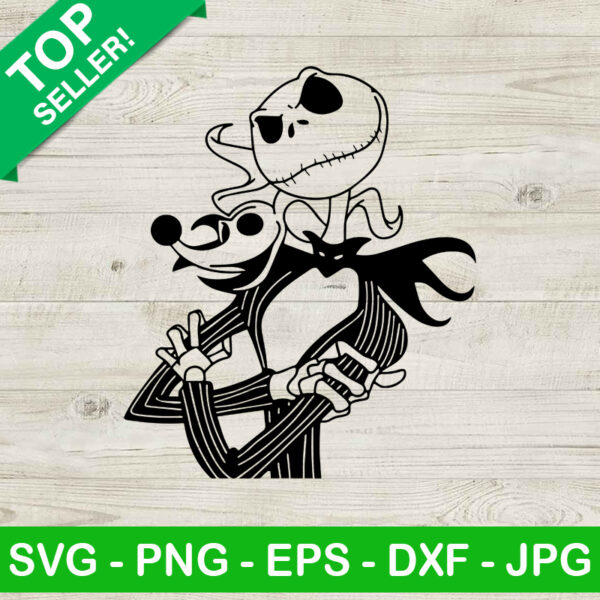 Jack Skellington Characters SVG, Nightmare Before Christmas SVG, Halloween SVG