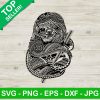 Mandala Sloth SVG