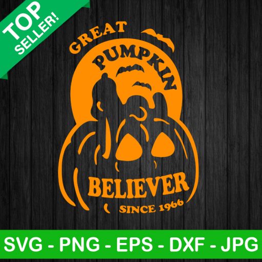 Snoopy Great Pumpkin Believer SVG