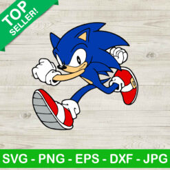 Sonic Hedgehog Cartoon SVG