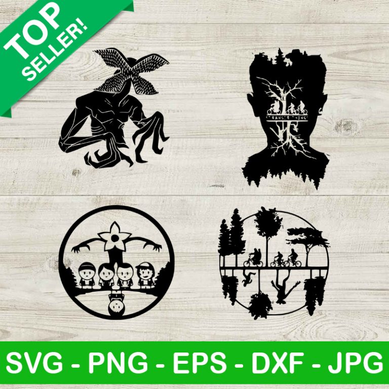 Stranger Things Characters SVG, Stranger Things Upside Down SVG ...