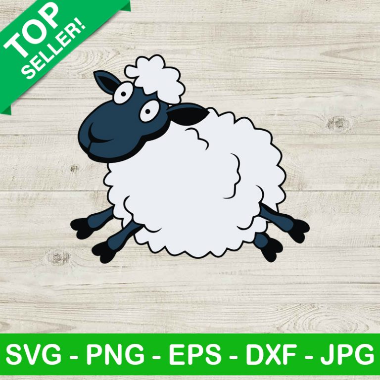 Sheep SVG, Cute Sheep SVG, Funny Farm SVG