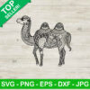 Mandala Camel SVG