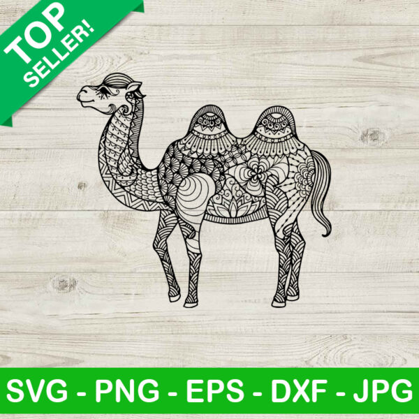 Mandala Camel SVG