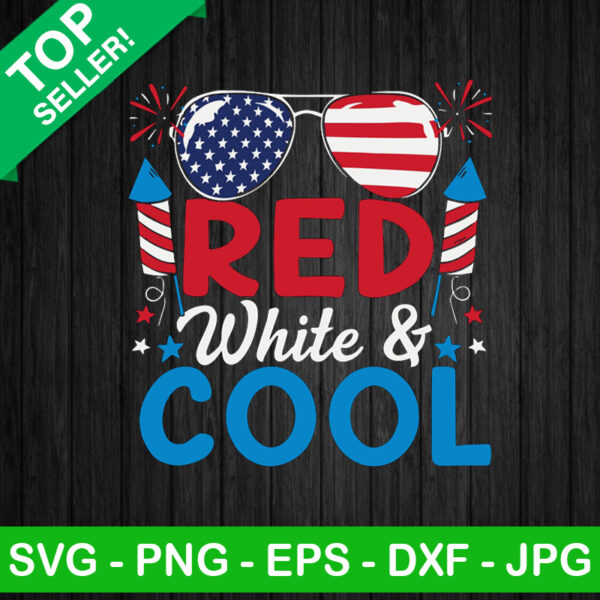 Red White And Cool SVG