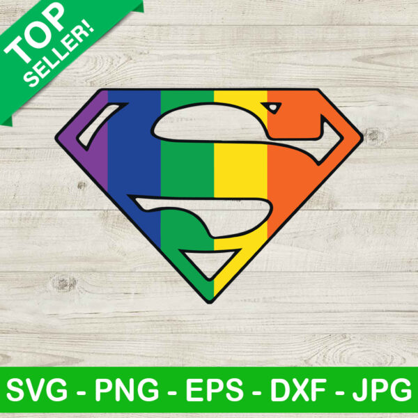 LGBT Superman Logo SVG