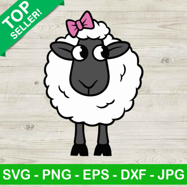 Farm Sheep SVG