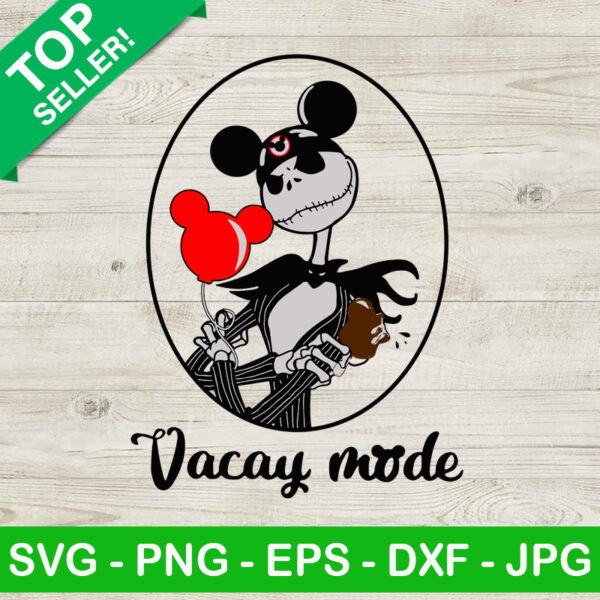 Jack Skellington Vacay Mode SVG