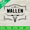 Wallen Bull Skull SVG