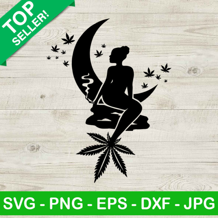 Weed Mermaid SVG