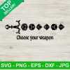 Dice Sword Choose Your Weapon Svg