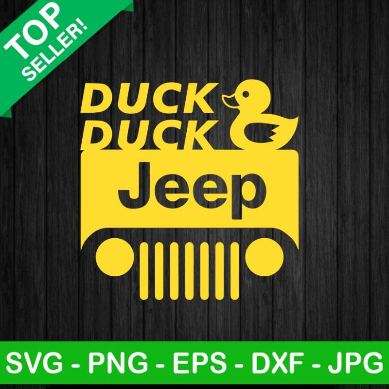 Duck Jeep SVG, Jeep Car SVG, Duck Jeep Car SVG