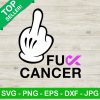 Fuck Cancer Mickey Hand Svg