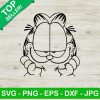 Garfield Cat Face SVG