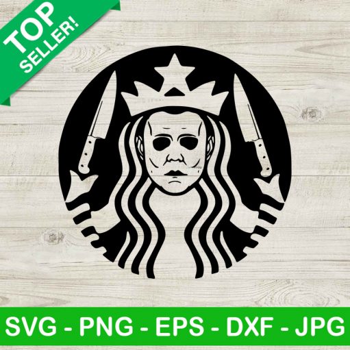 Michael Myers Starbuck Logo SVG